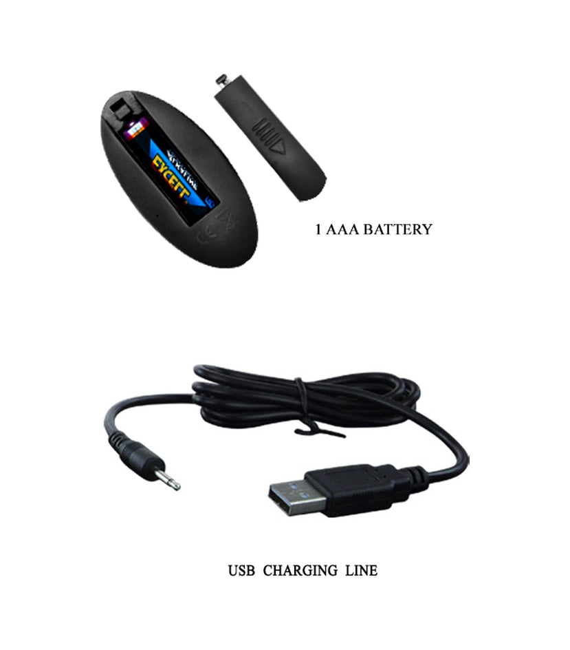Uzaktan Kumandalı 4 Titreşim & 4 İleri Geri Hareketli USB Şarjlı Anal Plug