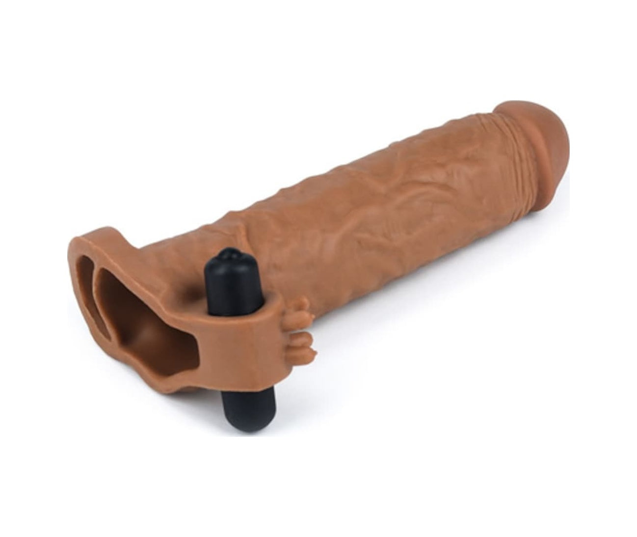 Lovetoy X-Large Realistik Titreşimli Uzatmalı Penis Kılıfı