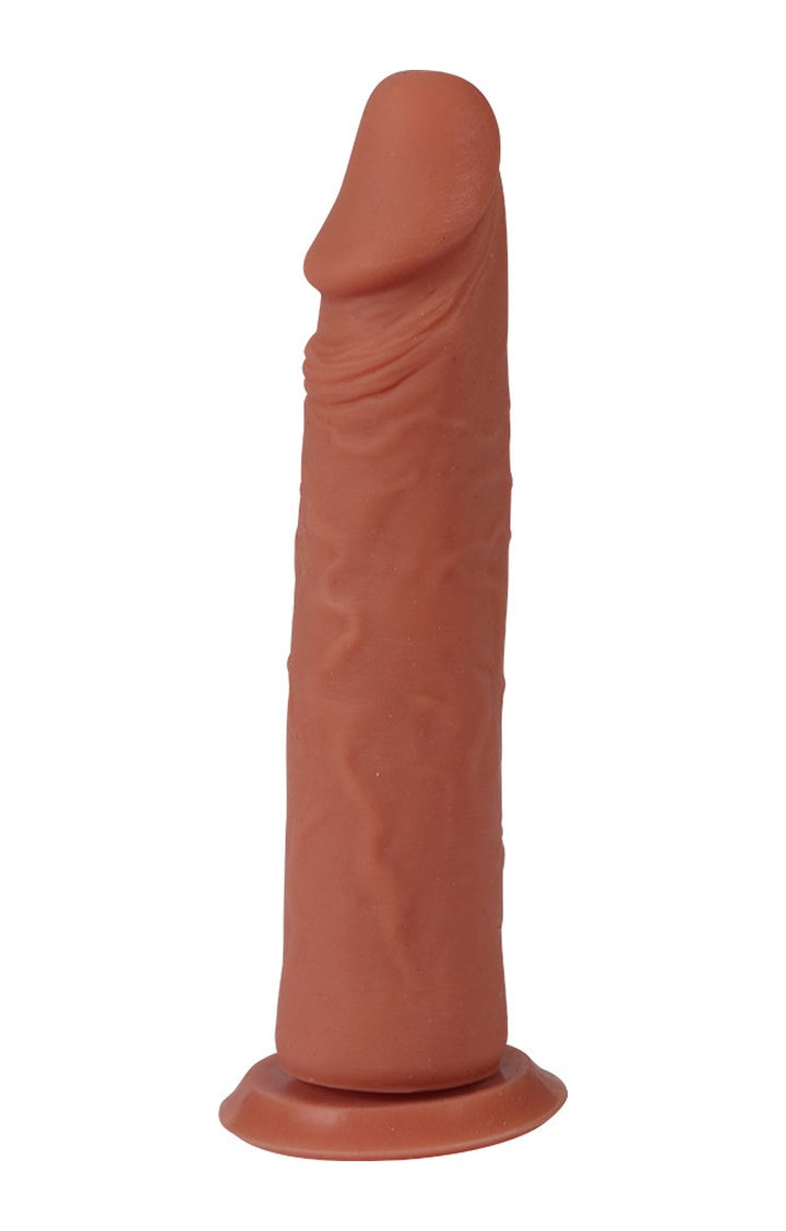 18 CM Damarlı Güçlü Vantuzlu Full Realistik Penis Dildo
