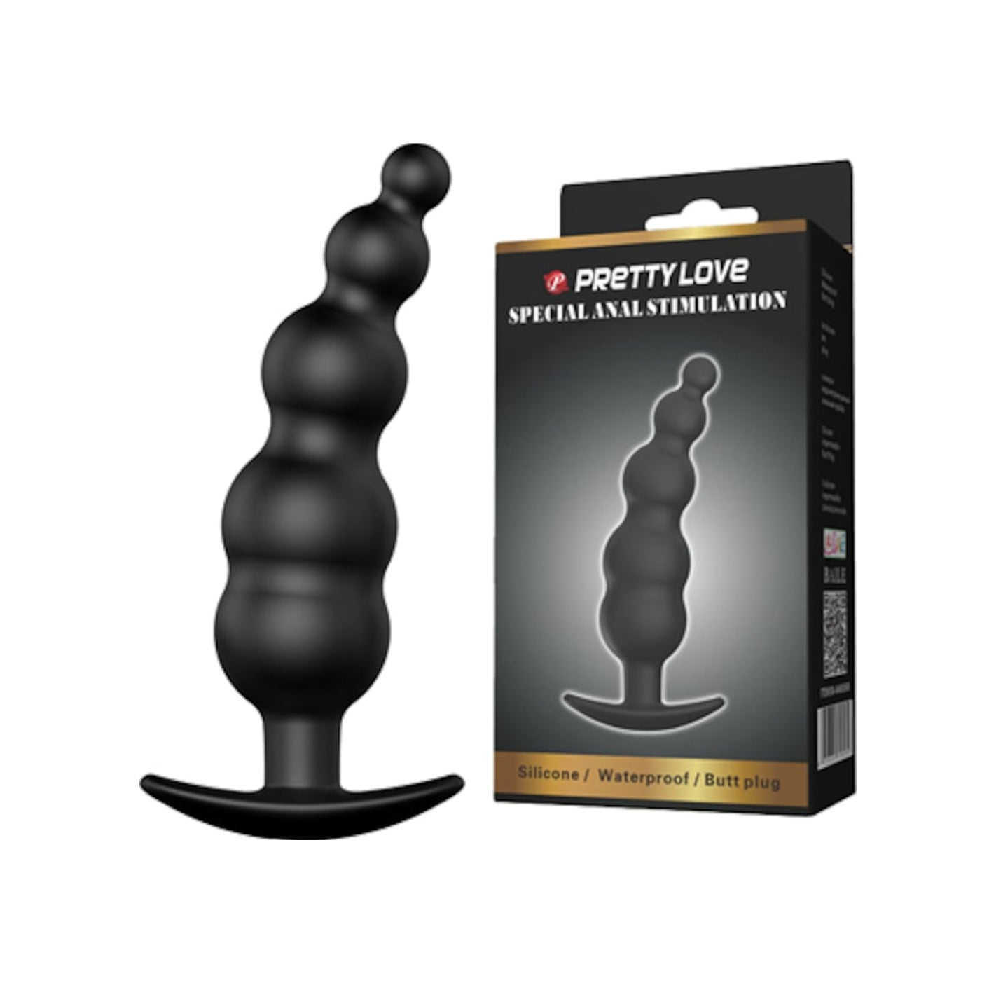 Prety Love 12 Cm Zenci Anal Plug Anal Tıkaç Tıpa Stimülatör Anal Penis