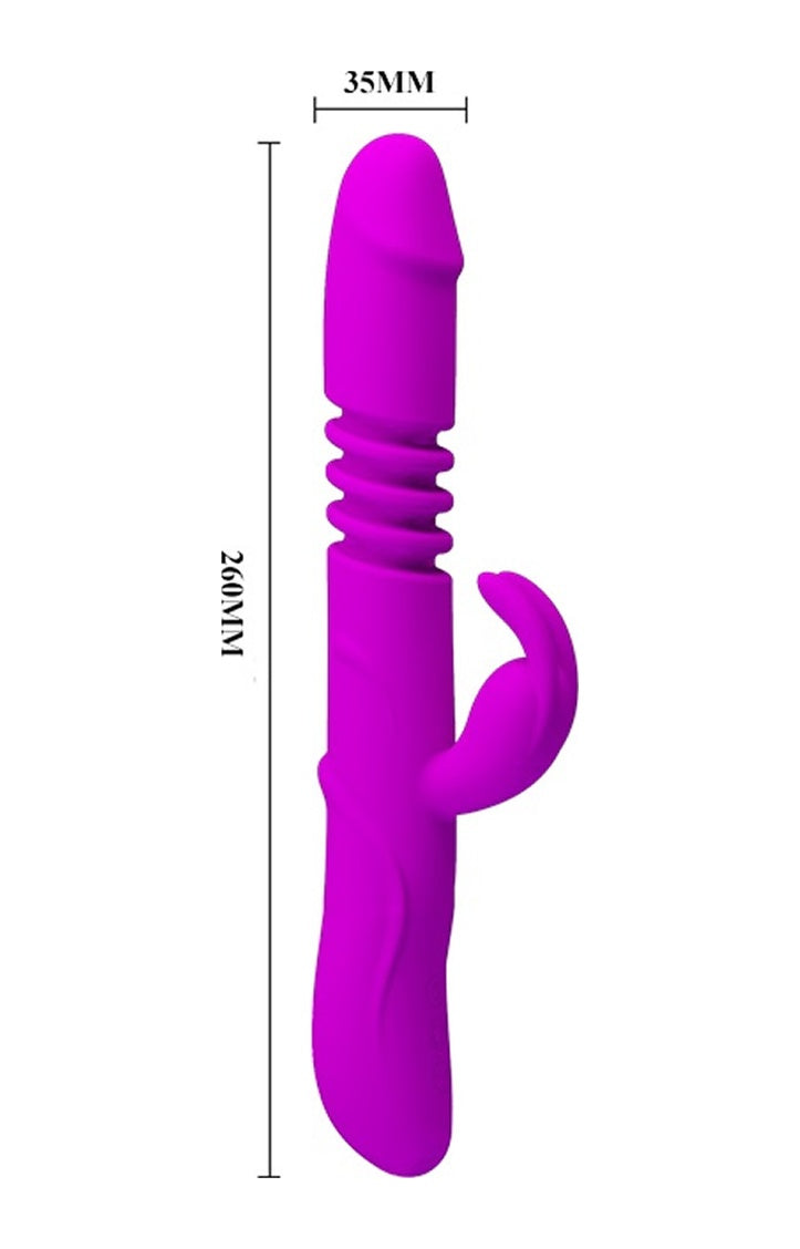 Pretty Love İleri-Geri Hareketli Usb Şarjlı 12 Titreşimli Otomatik Vibratör