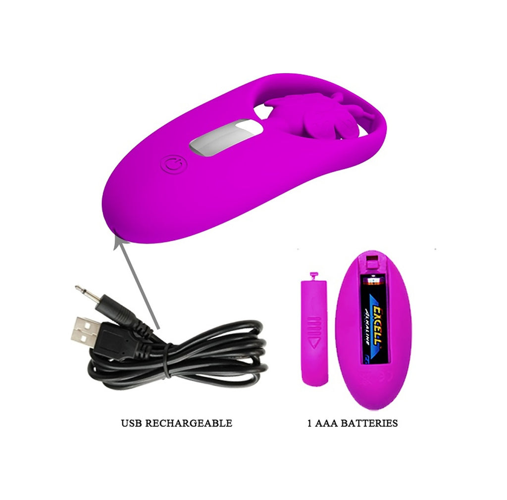 Pretty Love 12 Titreşimli Usb Şarjlı Giyilebilir Kelebek Vibratör Masturbator