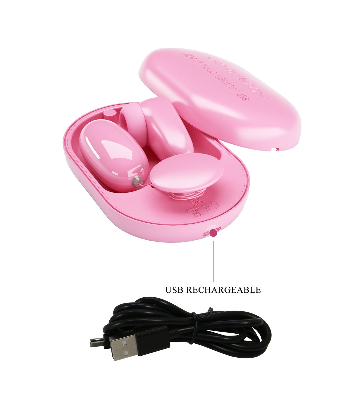USB Şarjlı 12 Titreşim ve 6 Dil Uyarım Fonksiyonlu Teknolojik Vibratör