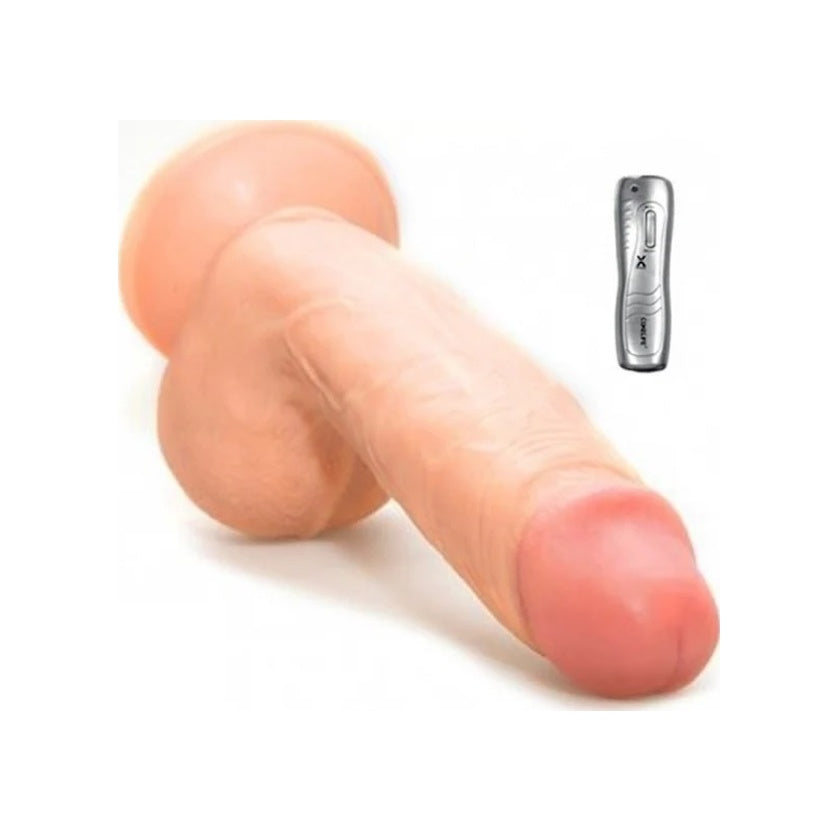 Tam Realistik Titreşimli 24 CM Gerçekçi Ten Dokusunda Yapay Penis