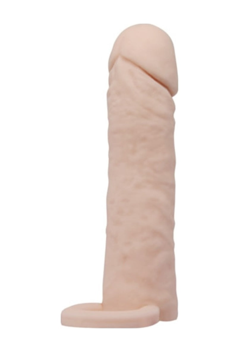 Pretty Love Extended 4 Cm Dolgulu Realistik Uzatmalı Penis Kılıfı