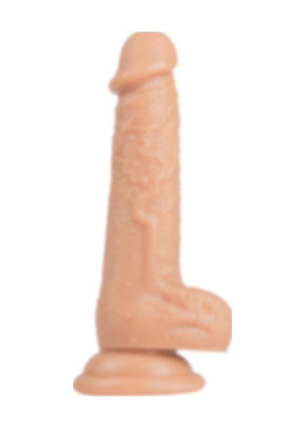 Gerçekçi Doku 19 CM Vantuzlu Realistik Dildo Penis