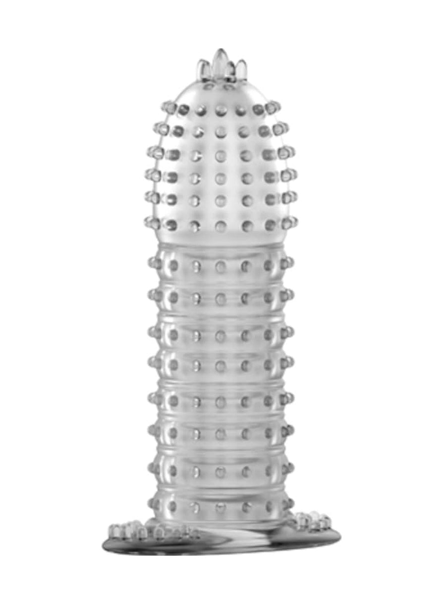 Baile Silikon Uzatmalı Penis Kılıfı Klitoris Temaslı Dildo