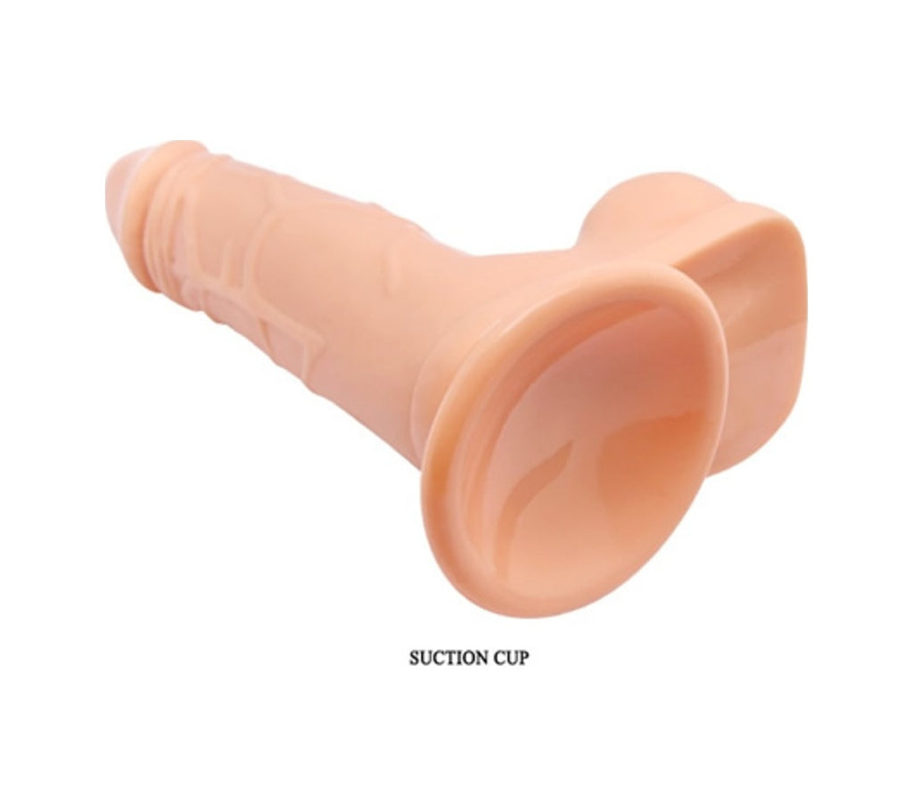 Barbara 15Cm Oynar Başlı Titreşimli Realistik Anal Vibratör Penis