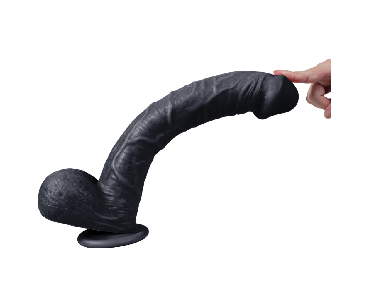 Zenci Dev Gladyatör 33 CM Realistik Penis Gerçek Görünümlü Dildo