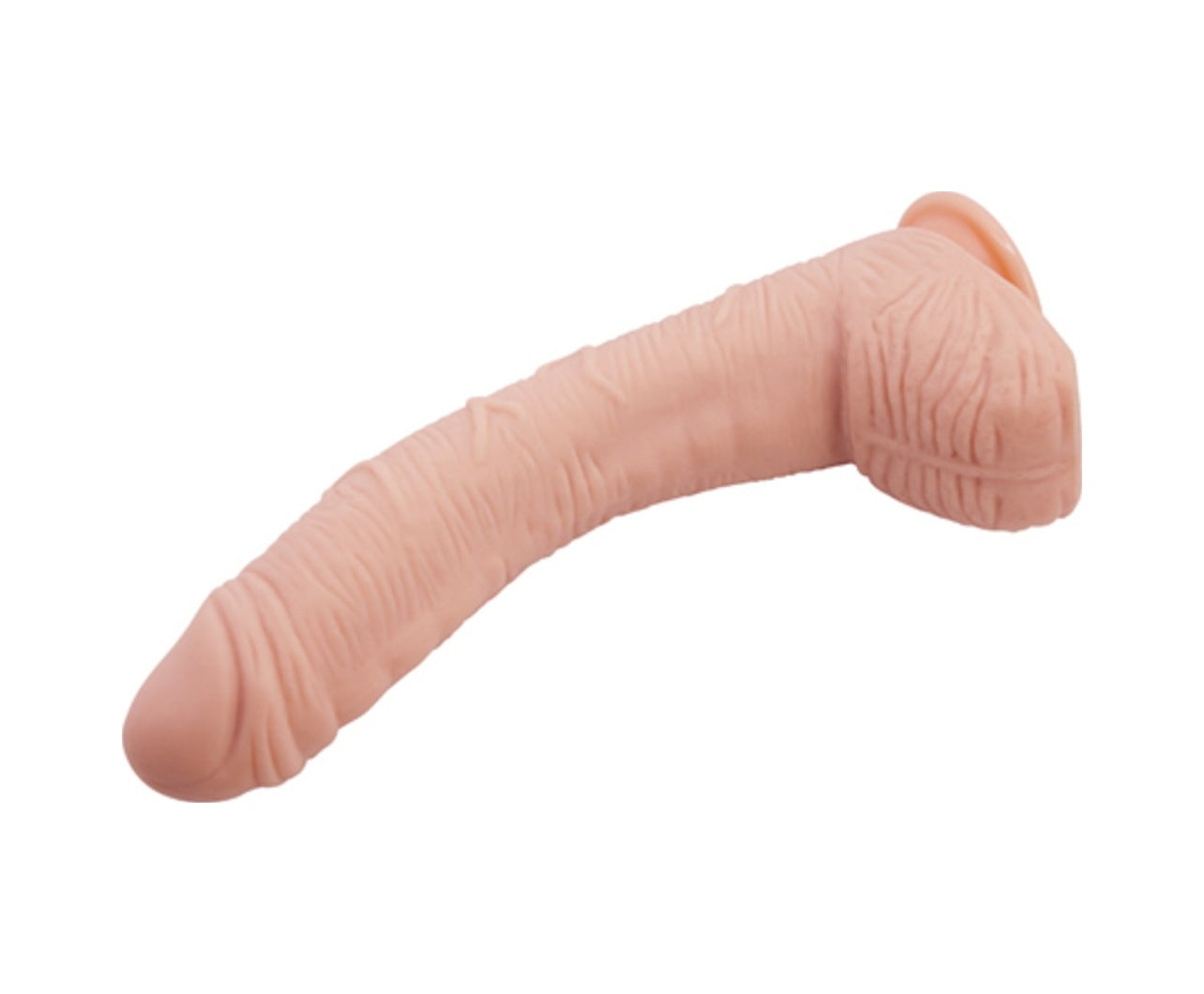 Baile Beautiful 27 Cm G-Spot Realistik Damarlı Vantuzlu Dev Dildo Penis