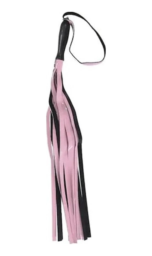 Açık Pembe Deri Fantezi Kırbaç - Unisex Fantazi Kırbaç Standart