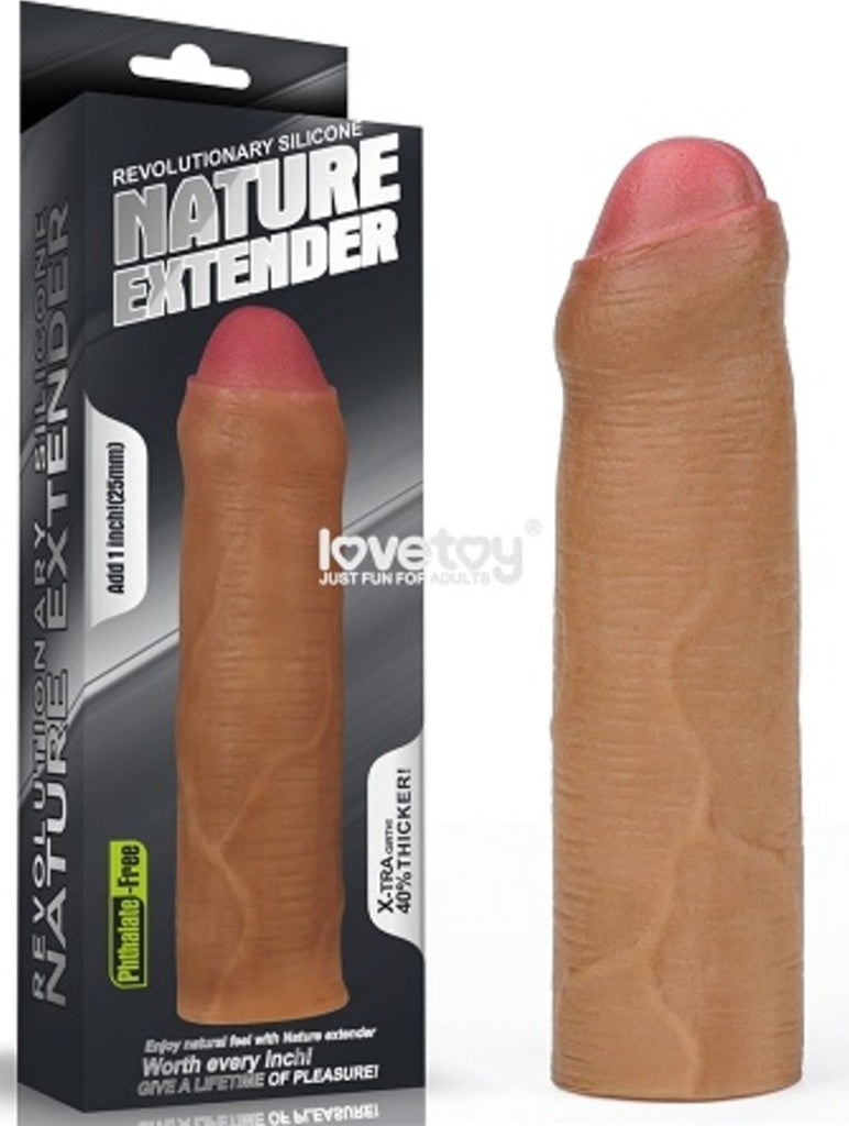 Lovetoy Nature 2.5 Cm Dolgulu Sünnetsiz Penis Kılıfı New