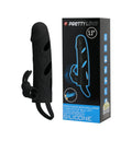 Pretty Love Strap Güçlü Titreşimli Uzatmalı Süper Kalite Zenci Penis Kılıfı