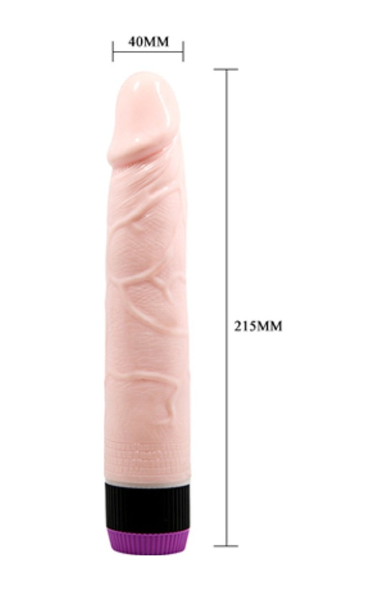Adour 22Cm Güçlü Titreşimli Realistik Vibratör Anal Dildo Penis