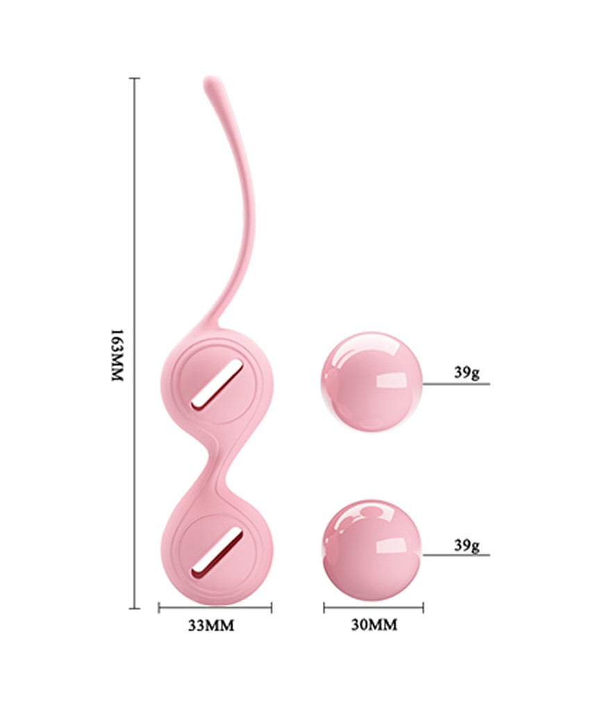 Pretty Love Kegel Vajinal Egzersiz Topları Anal Vajinal Zevk Topu Mastürbatör