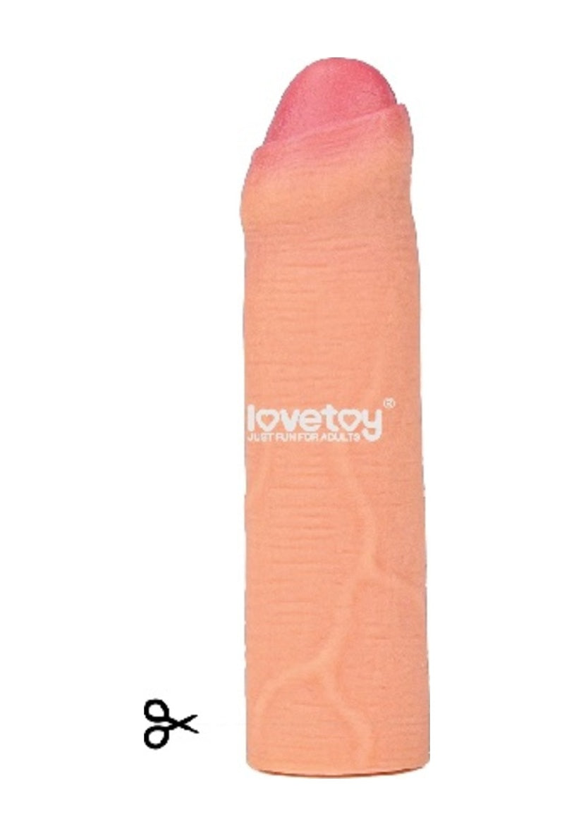 Lovetoy Nature 2.5 Cm Dolgulu Sünnetsiz Süper Realistik Penis Kılıfı