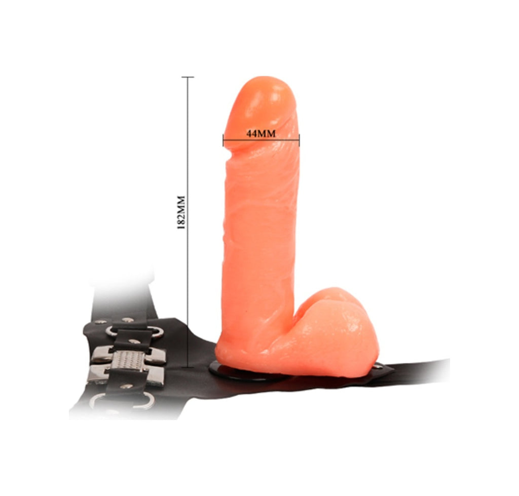 Baile Harness 18Cm Belden Bağlamalı Penis Realistik Protez Strapon
