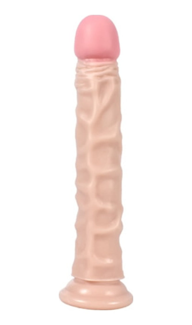 Spartacus 24 Cm Dev Uzun Realistik Penis Vantuzlu Testissiz Dildo