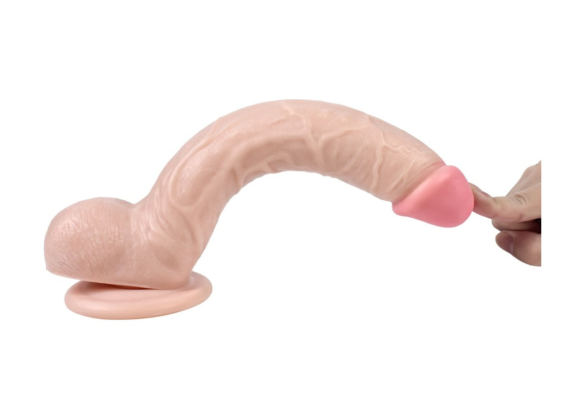 Xs Optimus Dev Penis 28 Cm Et Dokusu Süper Realistik Dildo
