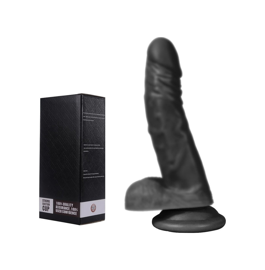 Et Dokusunda 21Cm Realistik Zenci Penis Gerçekçi Vibratör Dildo
