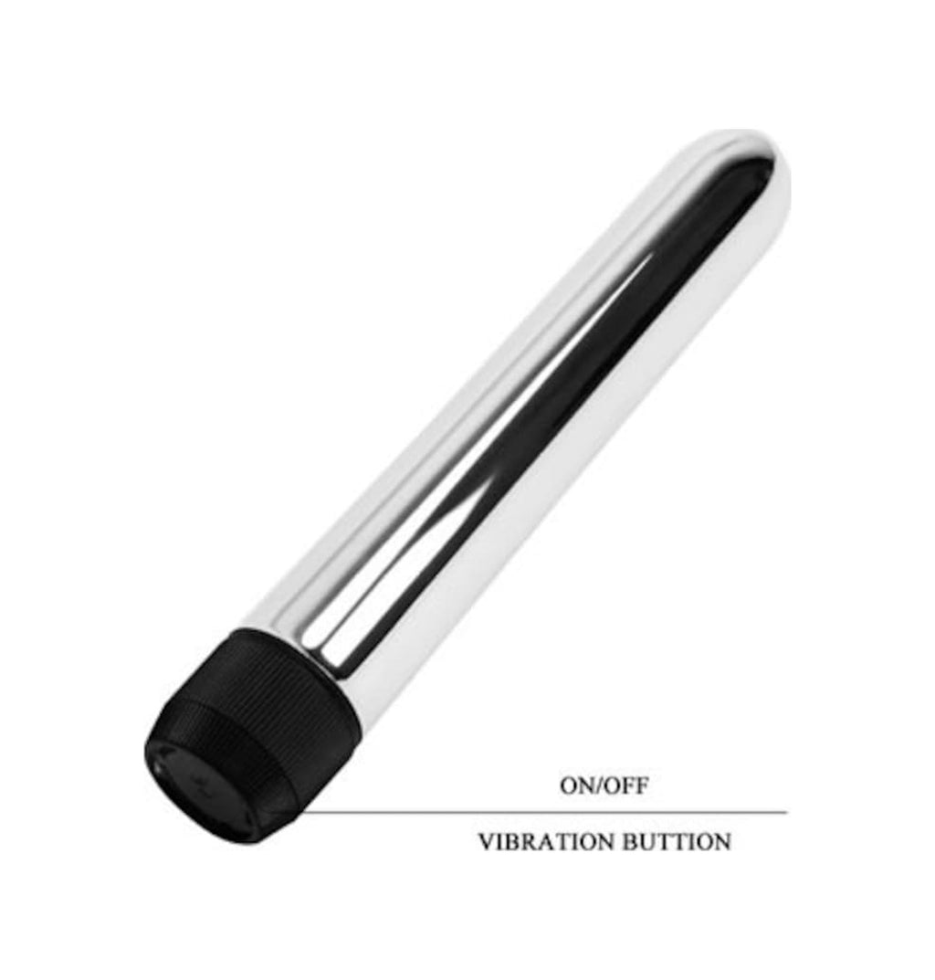 Baile Passion 17Cm Güçlü Titreşimli Metal Vibratör Anal Plug Dildo
