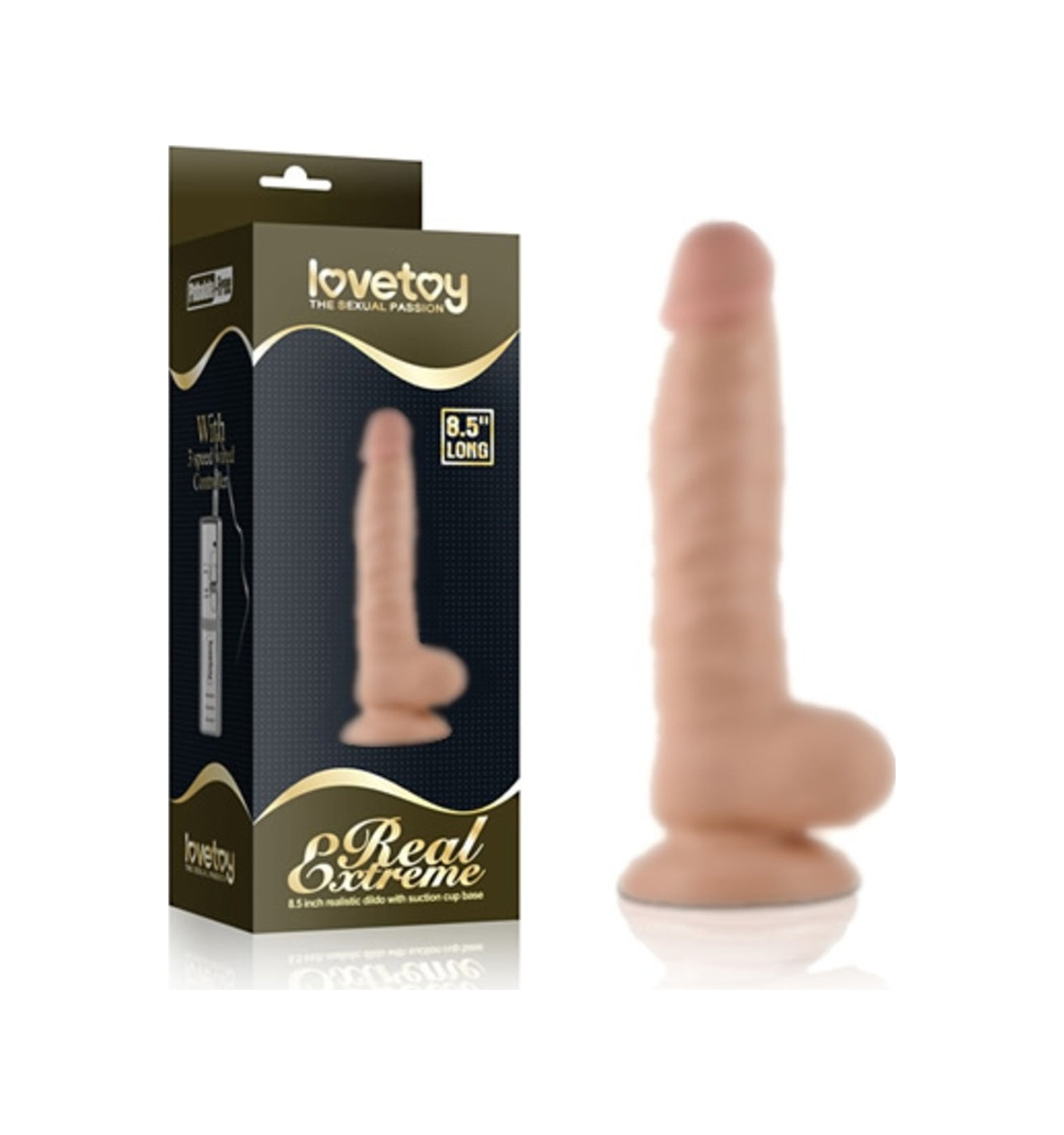 Lovetoy Real Extreme 22 Cm Vantuzlu Gerçekçi Realistik Dildo Penis