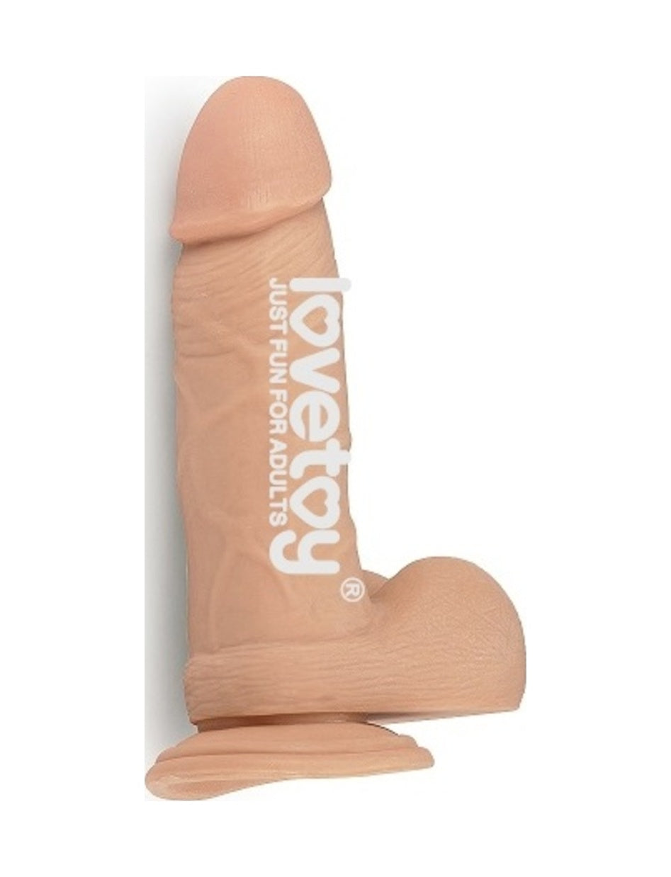 Lovetoy Damarlı Kalın Belden Bağlamalı Protez Penis Strapon Dildo
